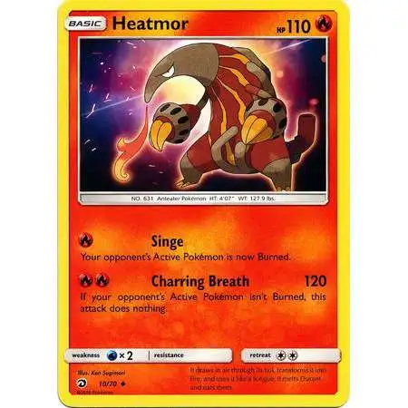 Pokemon Trading Card Game Dragon Majesty Uncommon Heatmor #10