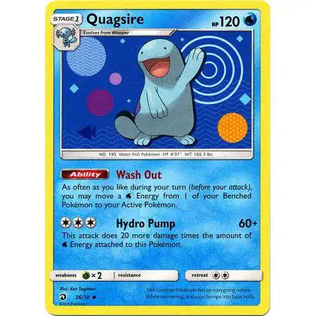 Pokemon Trading Card Game Dragon Majesty Uncommon Quagsire #26