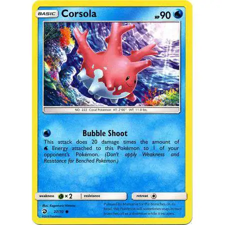 Pokemon Trading Card Game Dragon Majesty Common Corsola #27