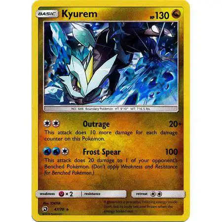 Pokemon Trading Card Game Dragon Majesty Holo Rare Kyurem #47