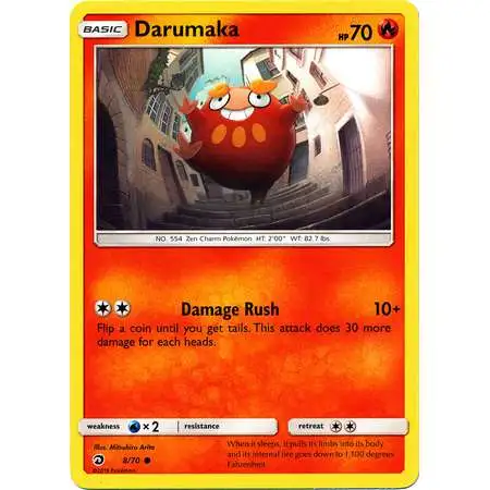 Pokemon Trading Card Game Dragon Majesty Common Darumaka #8