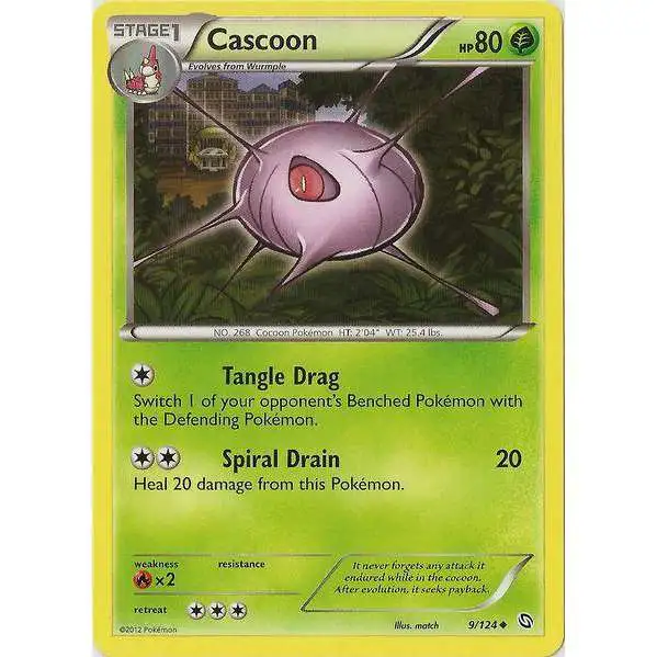 Pokemon Black & White Dragons Exalted Uncommon Cascoon #9