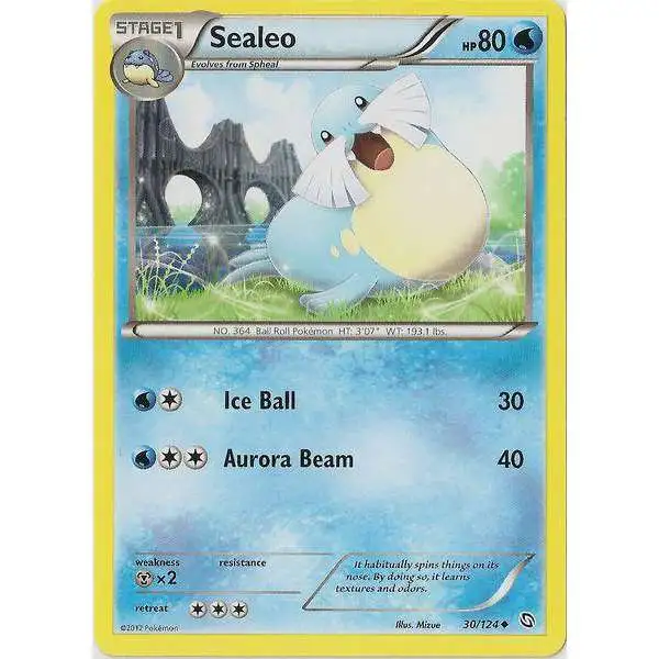 Pokemon Black & White Dragons Exalted Uncommon Sealeo #30