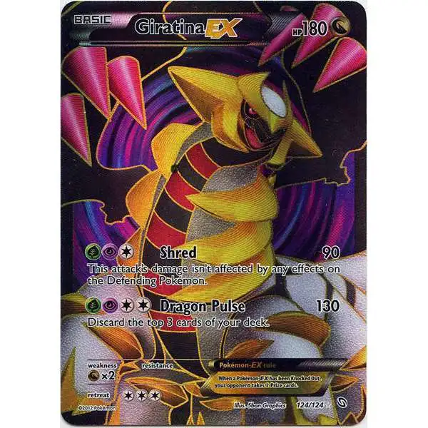 Pokemon Black & White Dragons Exalted Ultra Rare Giratina EX #124 [Lightly Played]