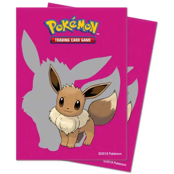 pokemon card sleeves eevee Shining Fates 65 ct Pokemon Center Ultra Pro Pokemon Trading Card