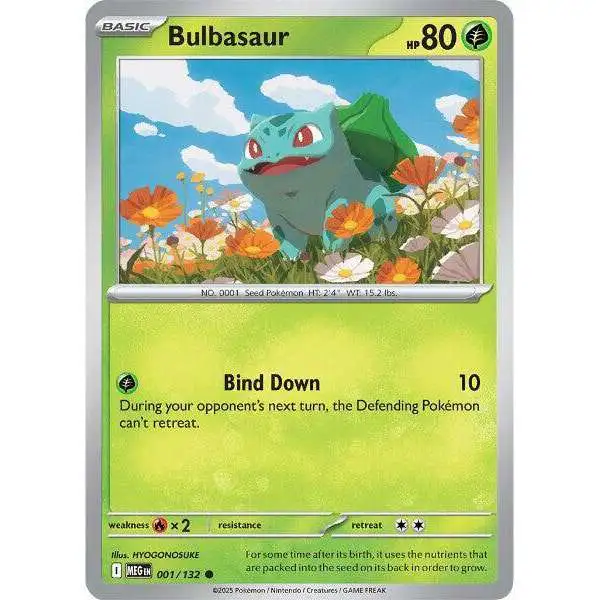 Pokemon Trading Card Game ME01: Mega Evolution Common Bulbasaur #1