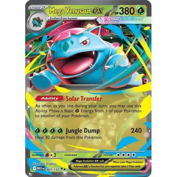Pokemon Trading Card Game ME01: Mega Evolution Double Rare Mega Venusaur ex #3
