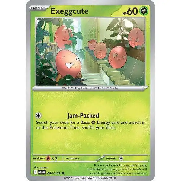 Pokemon Trading Card Game ME01: Mega Evolution Common Exeggcute #4