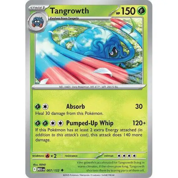 Pokemon Trading Card Game ME01: Mega Evolution Uncommon Tangrowth #7