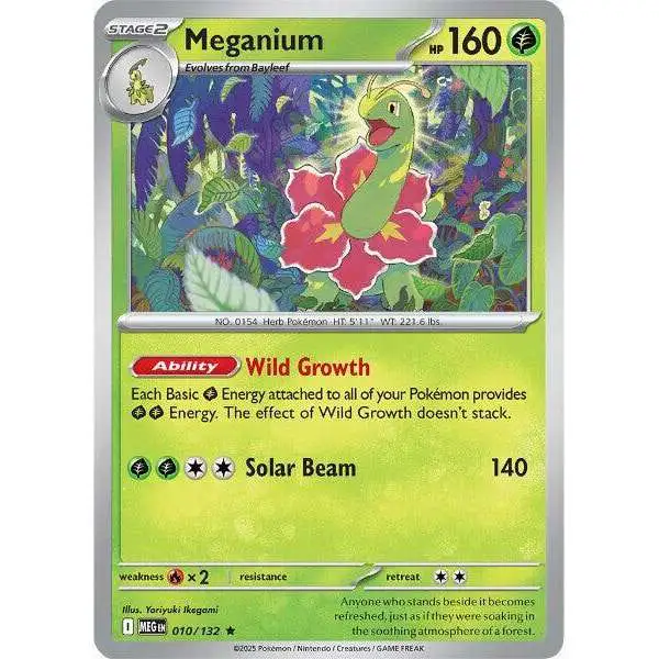 Pokemon Trading Card Game ME01: Mega Evolution Rare Meganium #10
