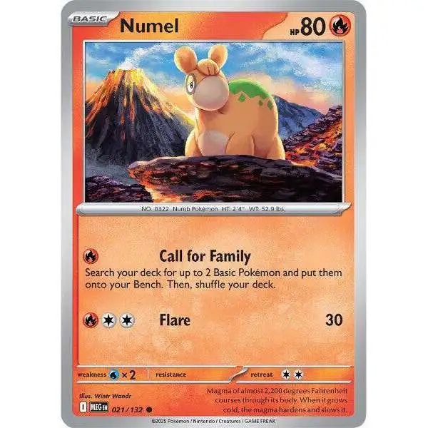 Pokemon Trading Card Game ME01: Mega Evolution Common Numel #21