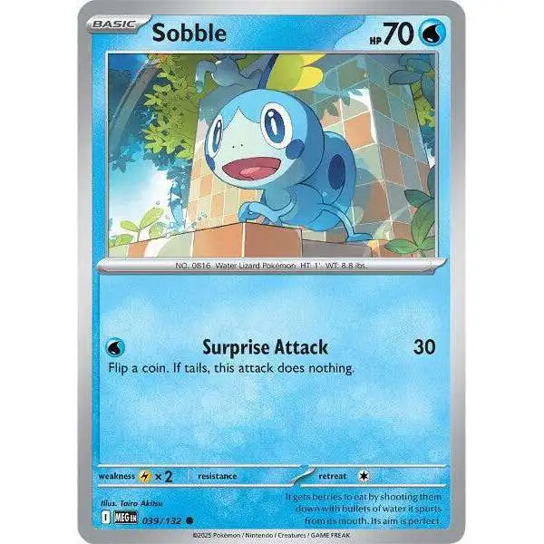Pokemon Trading Card Game ME01: Mega Evolution Common Sobble #39