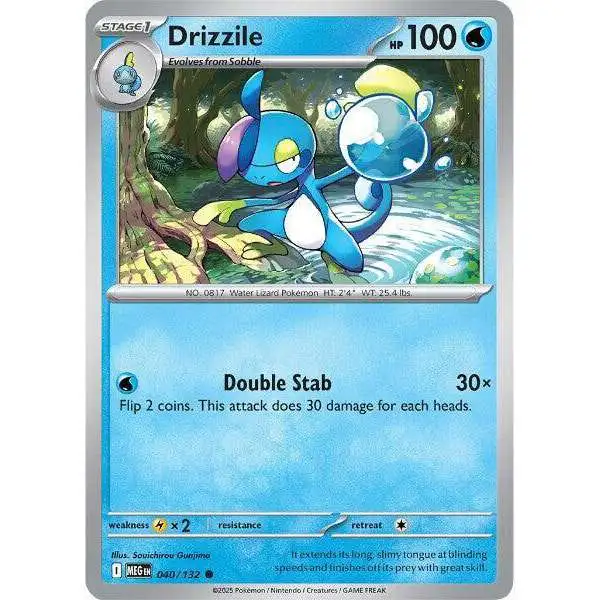 Pokemon Trading Card Game ME01: Mega Evolution Common Drizzile #40