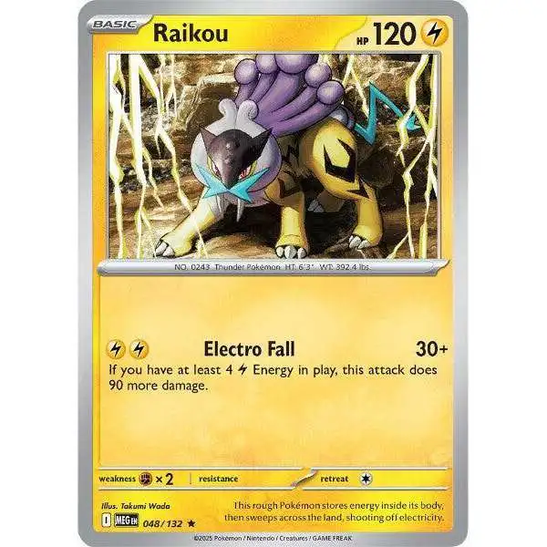 Pokemon Raikou 2-Booster BLISTER Pack 2 Booster Packs, 1 Foil Card