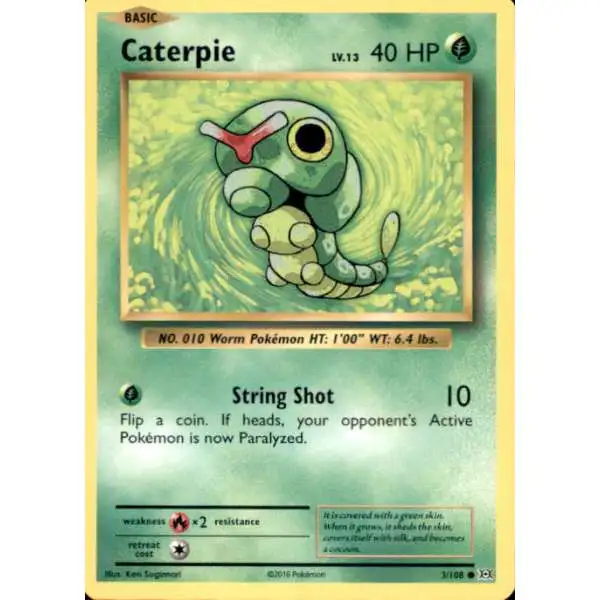 Pokemon X & Y Evolutions Common Caterpie #3