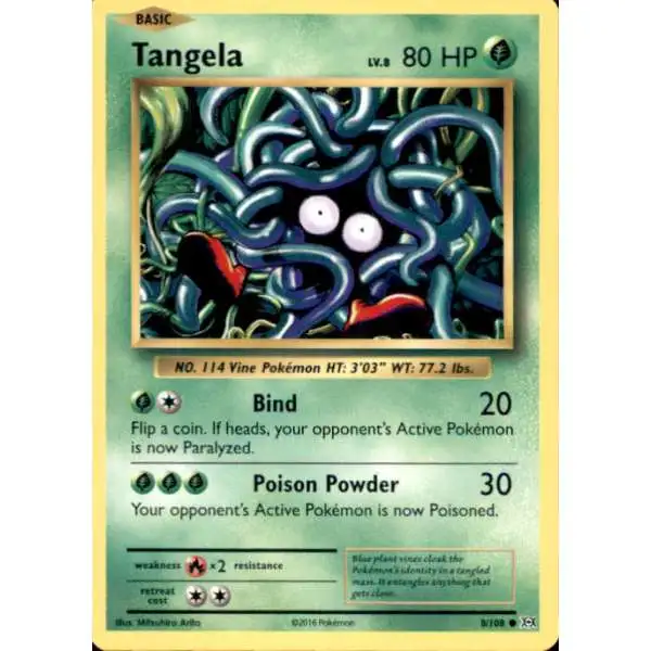 Pokemon X & Y Evolutions Common Tangela #8