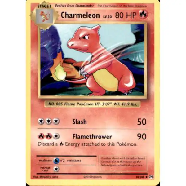Pokemon X & Y Evolutions Uncommon Charmeleon #10