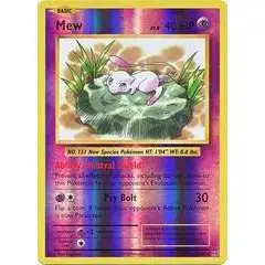 Pokemon X & Y Evolutions Reverse Foil Rare Mew #53 [Holofoil]