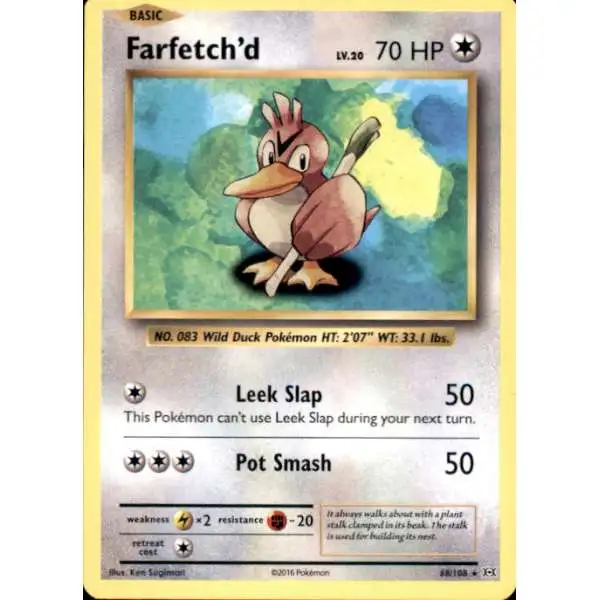 Farfetch'd #23 Pokemon Fire Red & Leaf Green - Reverse Holo Rare
