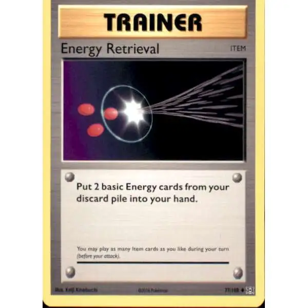 Pokemon X & Y Evolutions Uncommon Energy Retrieval #77