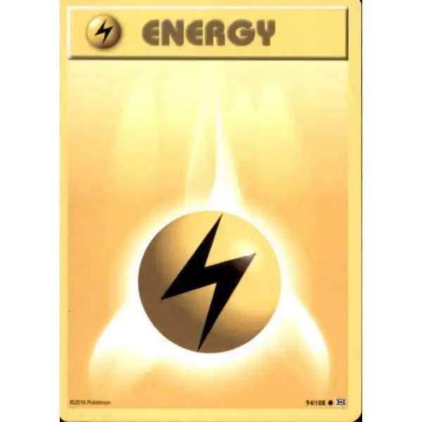 Pokemon X & Y Evolutions Common Lightning Energy #94