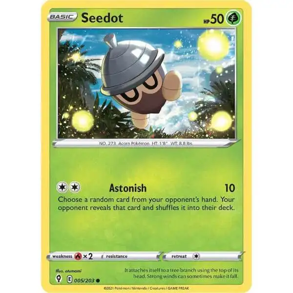 Pokemon Trading Card Game Sword & Shield Evolving Skies Common Seedot #5
