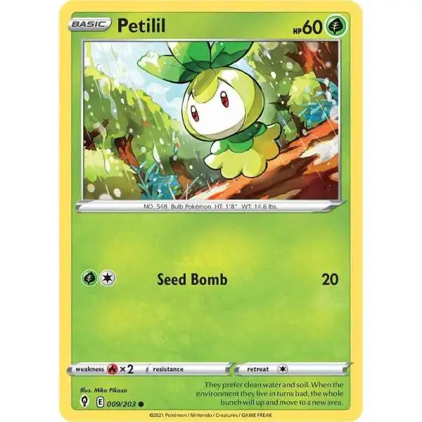 Pokemon Trading Card Game Sword & Shield Evolving Skies Common Petilil #9