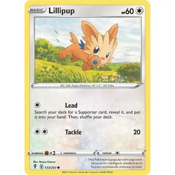 Pokemon Trading Card Game Sword & Shield Evolving Skies Common Lillipup #133
