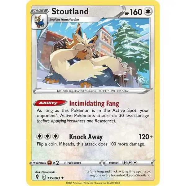 stoutland v pokemon card price - 157/163 Full Art Ultra Rare [Colorless][Colorless][Colorless] Stoutland V #117 Prijzen |