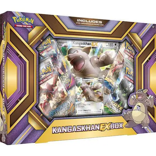 Pokemon XY Kangaskhan EX Box [4 Booster Packs, Promo Card & Oversize Card]