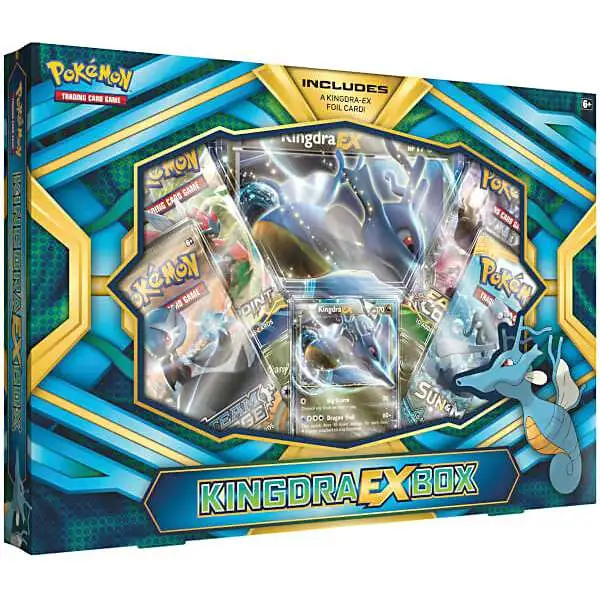 Pokemon Kingdra EX Box [4 Booster Packs, Promo Card & Oversize Card]