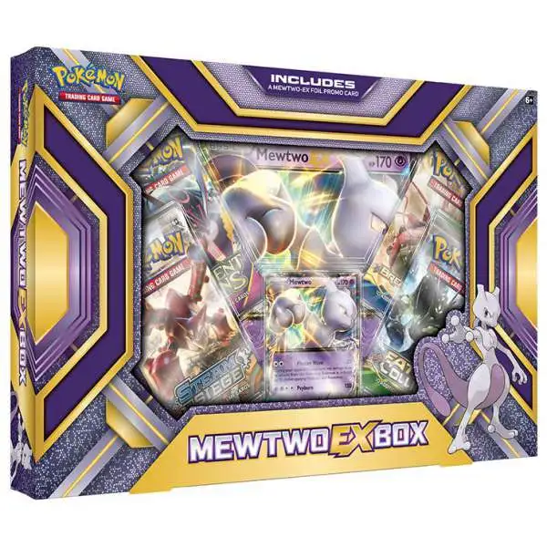 Pokemon XY Mewtwo EX Box [4 Booster Packs, Promo Card & Oversize Card]