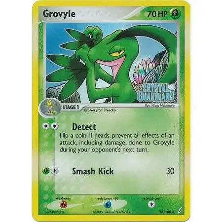 Pokemon EX Crystal Guardians Uncommon Grovyle #32