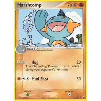 Pokemon EX Crystal Guardians Uncommon Marshtomp #38