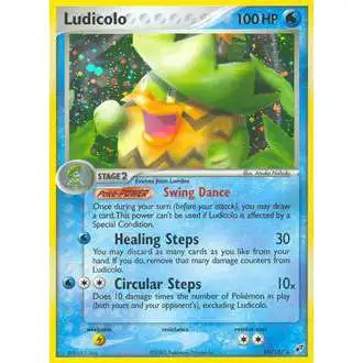 Pokemon Trading Card Game EX Deoxys Holo Rare Ludicolo #10 [Moderately Played]