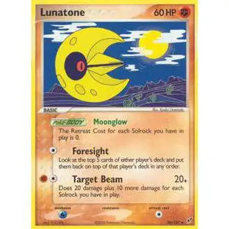 Pokemon Trading Card Game EX Deoxys Uncommon Lunatone #36