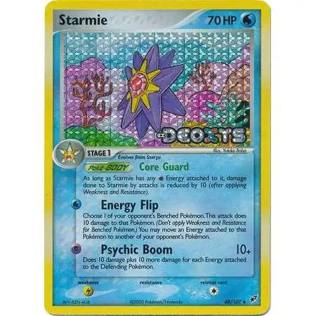 Pokemon Trading Card Game EX Deoxys Reverse Holo Starmie #48