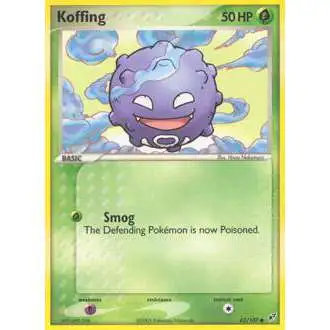 Pokemon Trading Card Game EX Deoxys Common Koffing #62 [Lightly Played]