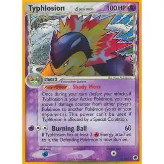 Pokemon EX Dragon Frontiers Holo Rare Typhlosion (Delta Species) #12 [Lightly Played]