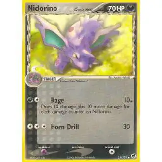 Pokemon EX Dragon Frontiers Uncommon Nidorino (Delta Species) #35