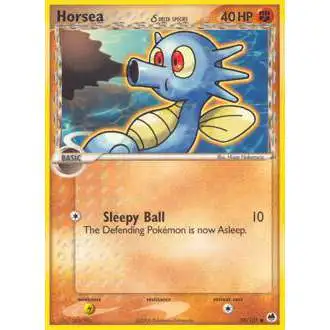 Pokemon EX Dragon Frontiers Common Horsea (Delta Species) #50 [Lightly Played]