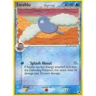 Pokemon EX Dragon Frontiers Common Swablu (Delta Species) #65 [Lightly Played]