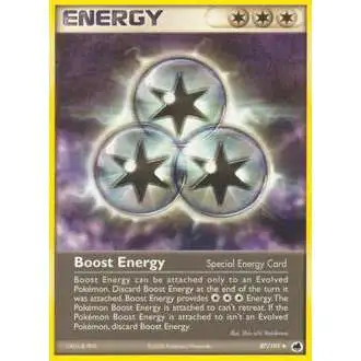 Pokemon EX Dragon Frontiers Reverse Holo Boost Energy #87