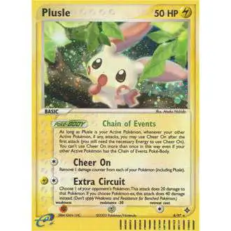 Pokemon Trading Card Game EX Dragon Rare Holo Plusle #8