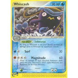 Pokemon Trading Card Game EX Dragon Uncommon Whiscash #48 [Reverse Holo] [Lightly Played]