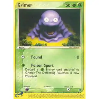 Pokemon Trading Card Game EX Dragon Common Grimer #57