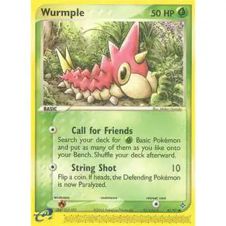 Pokemon Trading Card Game EX Dragon Common Wurmple #81