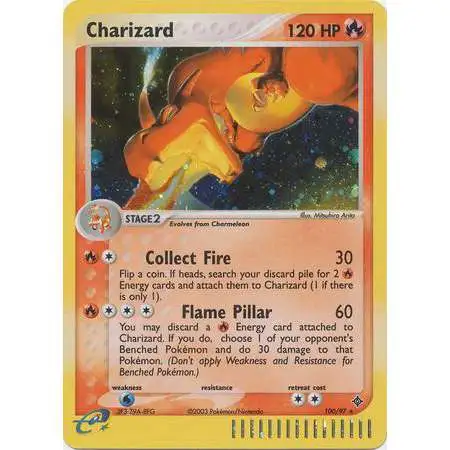 Pokemon Trading Card Game EX Dragon Rare Holo Charizard #100 [Moderately Played]