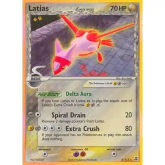 Pokemon EX Delta Species Holo Rare Latias #8 [Lightly Played]