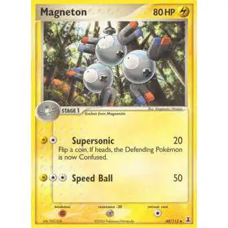 Pokemon EX Delta Species Uncommon Magneton #48 [Moderately Played]